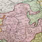 1730s PRINCIPATUS ISENACENSIS GERMANY antique MAP by JOHANN HOMANN