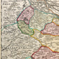 1730s LUNEBURG GERMANY antique MAP by JOHANN HOMANN