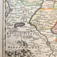 1730s LUNEBURG GERMANY antique MAP by JOHANN HOMANN