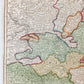 1730s FRANCONIA GERMANY antique MAP Mainz by JOHANN HOMANN