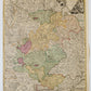 1730s FRANCONIA GERMANY antique MAP Bamberg by JOHANN HOMANN