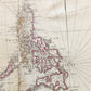 1748 INDES ORIENTALES antique LARGE MAP SOUTHEAST ASIA SIAM CHINA INDIA