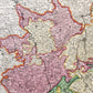 1720s LOTHARINGIAE FRANCE antique MAP by J. HOMANN Lorraine Bar Metz Toul Verdun