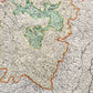 1720s LOTHARINGIAE FRANCE antique MAP by J. HOMANN Lorraine Bar Metz Toul Verdun