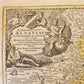 1720s ALSACE FRANCE antique MAP LAND GRAVIATUS ALSATIAE by JOHANN HOMANN