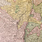 1720s ALSACE FRANCE antique MAP LAND GRAVIATUS ALSATIAE by JOHANN HOMANN