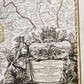 1730s GERMANY antique MAP PRINCIPATUS GOTHA COBURG et ALTENBURG by JOHANN HOMANN
