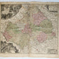 1758 BOHEMIA CZECH REPUBLIC antique MAP by Tobiae Conrad Lotter