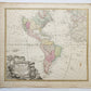 1746 AMERICA antique MAP by JOHANN HOMANN rare