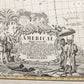 1746 AMERICA antique MAP by JOHANN HOMANN rare