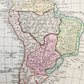 1746 AMERICA antique MAP by JOHANN HOMANN rare