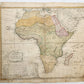 1737 AFRICA antique MAP by Leonis Africani - Matthia Hasso