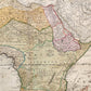 1737 AFRICA antique MAP by Leonis Africani - Matthia Hasso
