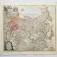 1739 RUSSIAN EMPIRE antique MAP IMPERII RUSSICI et TATARIAE UNIVERSAE Russia