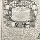 1720s GERMANY antique MAP Frankfurt Cassel Hirschfeld Fulda Darmstadt Nassaw