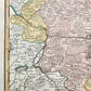 1765 GERMANY LOWER SAXONY antique MAP Hamburg Hannover Braunschweig Salzwedel