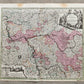 1740 GERMANY antique MAP Archiepiscopatus et MOGUNTINUS by Matthaus Seutter