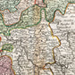 1740s GERMANY HESSE antique MAP HASSIA by Matthaus Seutter