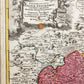 1730s GERMANY HESSE antique MAP by JOHANN HOMANN