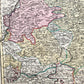 1730s GERMANY antique MAP by JOHANN HOMANN Ducatus IULIACI & BERGENSIS