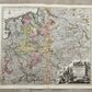 1740s GERMANY Circulus WESTPHALICUS antique MAP by Matthaus Seutter WESTPHALIA