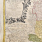 1761 GERMANY Circuli WESTPHALIAE antique MAP by HOMANN HEIRS