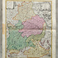 1700s GERMANY & AUSTRIA BAVARIA antique Nicolaum Visscher MAP by PETER SHENK