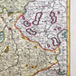 1700s GERMANY & AUSTRIA BAVARIA antique Nicolaum Visscher MAP by PETER SHENK
