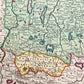 1700s GERMANY & AUSTRIA BAVARIA antique Nicolaum Visscher MAP by PETER SHENK