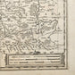 1720s GERMANY SAXONY antique LUSATIA SUPERIOR MAP by B. Sculteto - JANSSON