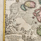 1710s GERMANY & DENMARK antique MAP Ducatus SLESVICENSIS by JOHANN HOMANN