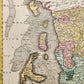 1710s GERMANY & DENMARK antique MAP Ducatus SLESVICENSIS by JOHANN HOMANN