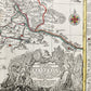 1750s GERMANY SAXONY DRESDEN antique MAP by Matthaus Seutter