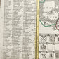 1750s GERMANY SAXONY DRESDEN antique MAP by Matthaus Seutter