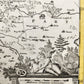 1720s GERMANY antique MAP BRANDENBURG POMERANIA Frankfurt Berlin Denmark Poland