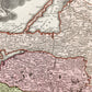 1716 GERMANY PRUSSIA POLAND LITHUANIA antique MAP by HOMANN HEIRS -BORUSSIA