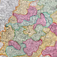 1730s GERMANY antique MAP CIRCULUS SAXONIAE INFERIORIS by JOHANN HOMANN
