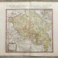 1746 GERMANY Bautzen in eastern Saxony antique MAP by HOMANN HEIRS