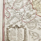 1746 GERMANY Bautzen in eastern Saxony antique MAP by HOMANN HEIRS