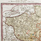 1746 GERMANY Bautzen in eastern Saxony antique MAP by HOMANN HEIRS