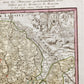1746 GERMANY Bautzen in eastern Saxony antique MAP by HOMANN HEIRS
