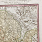 1746 GERMANY Bautzen in eastern Saxony antique MAP by HOMANN HEIRS