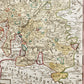 1746 GERMANY Bautzen in eastern Saxony antique MAP by HOMANN HEIRS