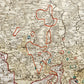 1746 GERMANY Bautzen in eastern Saxony antique MAP by HOMANN HEIRS