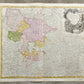 1740s GERMANY antique MAP SAXONIAE INFERIORI