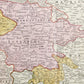 1740s GERMANY antique MAP SAXONIAE INFERIORI