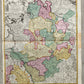 1689 GERMANY WESTPHALIAE CIRCULUS antique MAP by N. Visscher - Peter Schenk