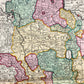 1689 GERMANY WESTPHALIAE CIRCULUS antique MAP by N. Visscher - Peter Schenk