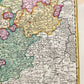 1689 GERMANY WESTPHALIAE CIRCULUS antique MAP by N. Visscher - Peter Schenk