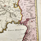 1720 CASPIAN SEA AREA antique MAP Russia RARE